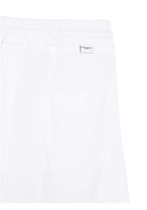 Pantalone bambino in lino e viscosa Paolo Pecora | PP4006/SUBIANCO
